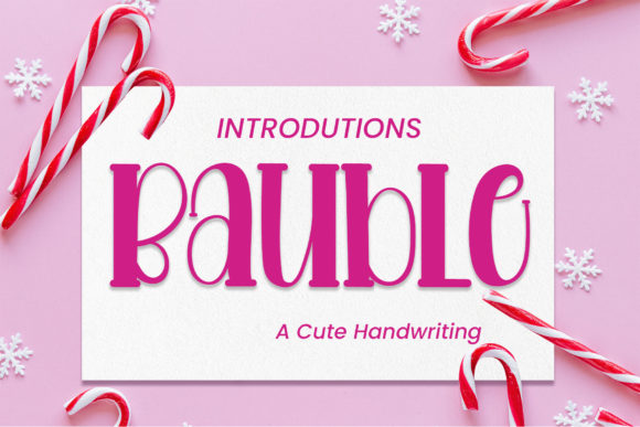 Bauble: The Playful Display Font for Creative Projects