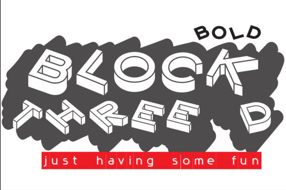 Block3D Bold: A Modern Display Font for Creative Projects