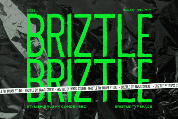 Briztle: A Bold Brush Font for Modern Display Design