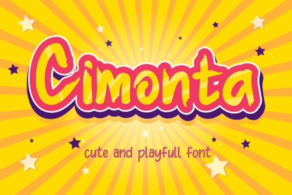 Cimonta: The Brushed Display Font for Modern Design