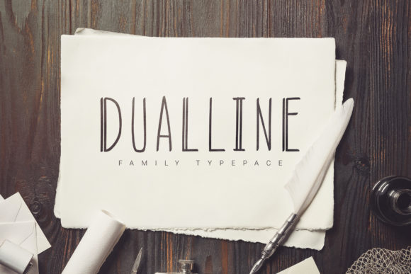 DualLine: The Modern Display Font Reshaping Visual Identity