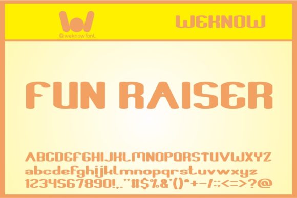 Fun Raiser: The Premium Display Font for Bold Brand Identity