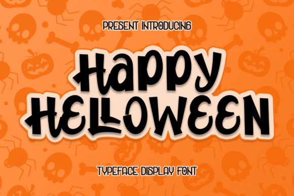 Happy Helloween: The Bold Font That Turns Ordinary Designs into Spooky Masterpieces
