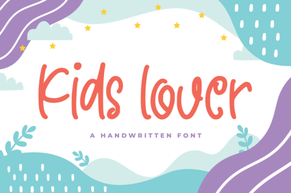 Kids Lover: The Quirky Display Font That Brings Authentic Fun to Your Designs