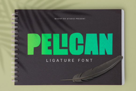 Pelican: A Bold Display Font for Streamlined Creative Workflows