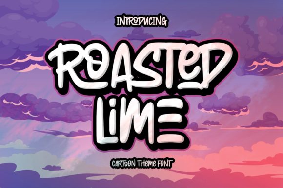 Roasted Lime: The Gritty Graffiti Display Font for Bold Brands