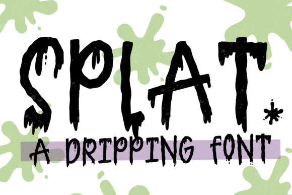 Splat: The Spooky Hand-Lettered Font for Your Halloween Workflow