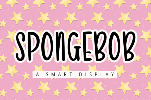 Spongebob: The Smart, Quirky Display Font for Relaxed Branding