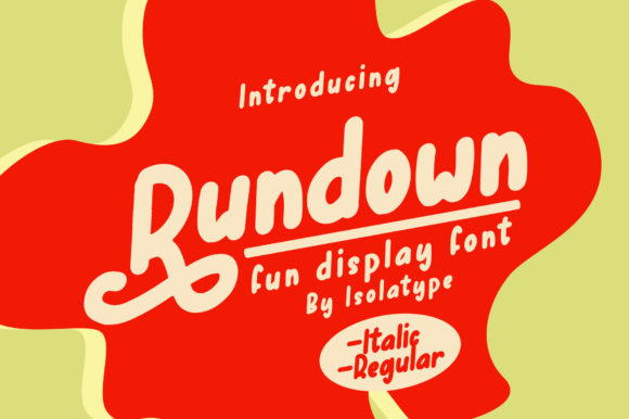 Why Rundown is the Display Font Redefining Playful Branding